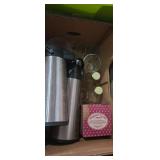 Measurement cups, dring thermos, potpourri crock