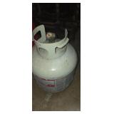 Empty propane tank