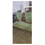 Victorian Eastlake style settee or parlor sofa