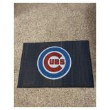 18 in x 27 in Chicago Cubs door mat