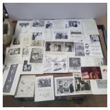Old black and white greeting cards