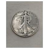 1937 walking liberty half dollar
