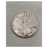 1942 walking liberty half dollar
