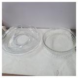 Crystal clear studio divided platter and clear