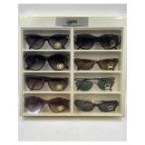 Performance Eyewear display case w/ 8 NEW
