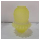 Fenton Persian medallions custard yellow fairy