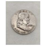 1953 Franklin half dollar