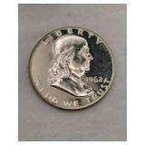 1962 Franklin half dollar