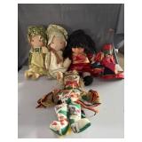Vintage stuffed dolls Cassandra collectible mardi