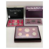 Mint proof sets 1981 1989 1990