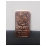 1 Ounce Indian Head/ Buffalo Of .999 Fine Copper
