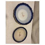 LaFranca flow, blue dishes