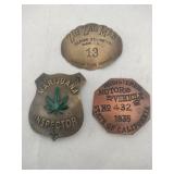 Marijuana inspector motor vehicle zigzag man
