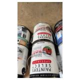 one-gallon metal cans of Painter's Select