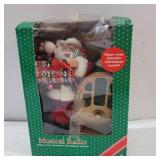 Santa musical radio figure