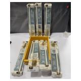 7 white swivel sash rods new in package