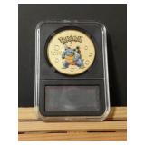 POKEMON COLLECTABLE COIN BLASTOISEIN PROTECTIVE
