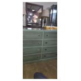 Small green dresser 8 drawer 47x15x35