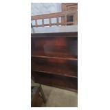 Snall wooden bookcase 30x11x36in