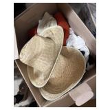 Assortment of womenï¿½s and menï¿½s clothes, hates,