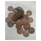 Wheat pennies mixed year