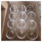 Clear glass votive holders