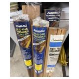 5 oak wood thresholds with seal