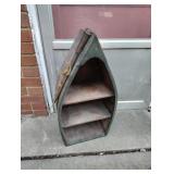 2 shelf canoe boat decor