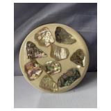 Design gifts usa Abalone shell trivet hot plate