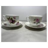 Crown Dorset English Tea Cups