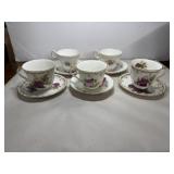 5 Royal Patrician English Tea Cups
