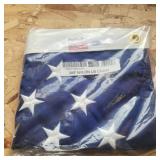 3ftx 5ft American flag by  valley forge perma-nyl