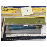 Aviation materials, navigation plotters, &