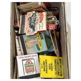 Variety of old matchbooks