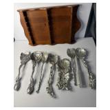 8Arthur court magnolia serving salad utensils set