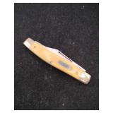 Old timer  Schrade yellow     8OTY  pocket knife