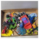 Assorted toys and figures