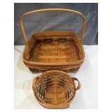 1994 & 1990 handcrafted Longaberger Woven
