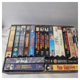 Assorted vhs tapes couple sealed