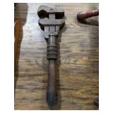 old Bemis & Call pipe/monkey wrench 15in