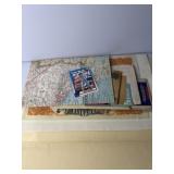 NBA cards, road maps, tour booklets and Indiana