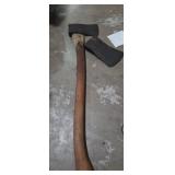 Copper ax with extra head