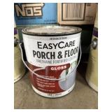 Easy care porch and floor coating, gloss finish