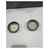 Vintage ball region zinc canning jar lids x2