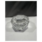 octagonal crystal bowl With lid