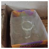 Octagon drinking and juice glasses