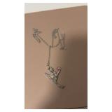 Chrystal sterling silver ballerina necklace with