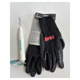Fishermanï¿½s gloves size L & floating dehooker