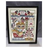 12x15 framed piece is a completed
