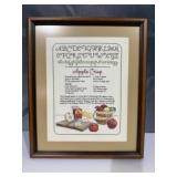 14x17 alphabet sampler and apple crisp crossstich